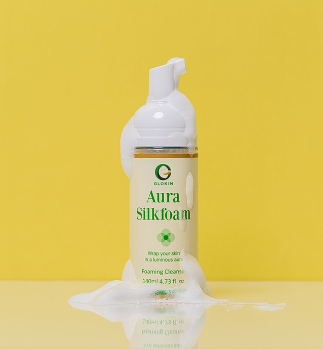 GLOKIN Aura silkfoam foaming cleanser 140ml