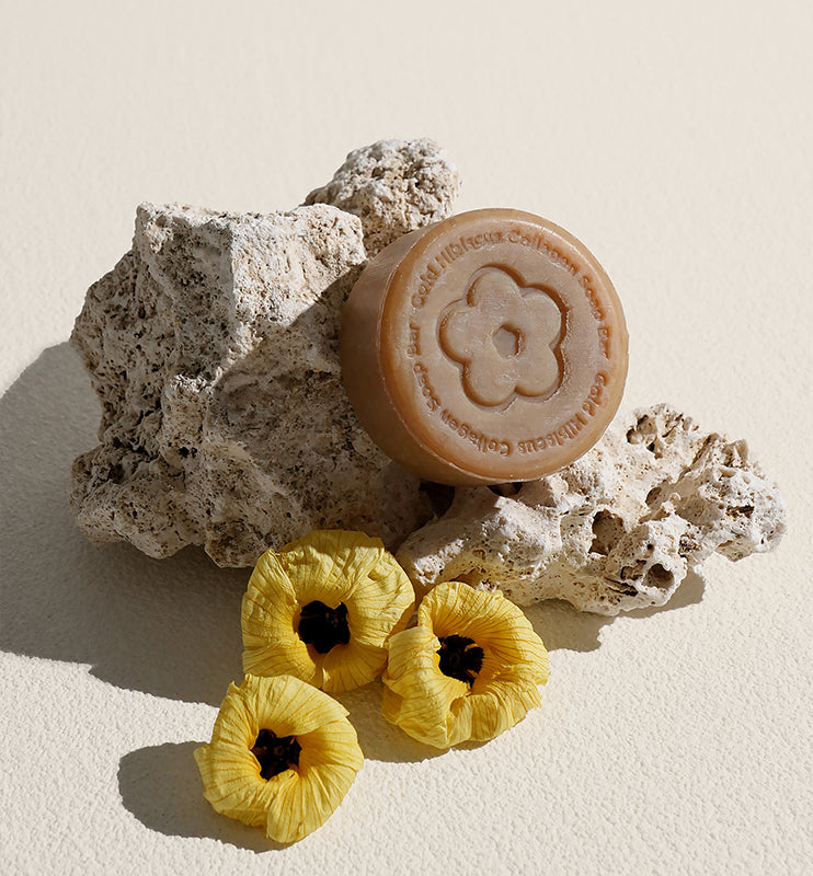 RABIUS Gold hibiscus soap