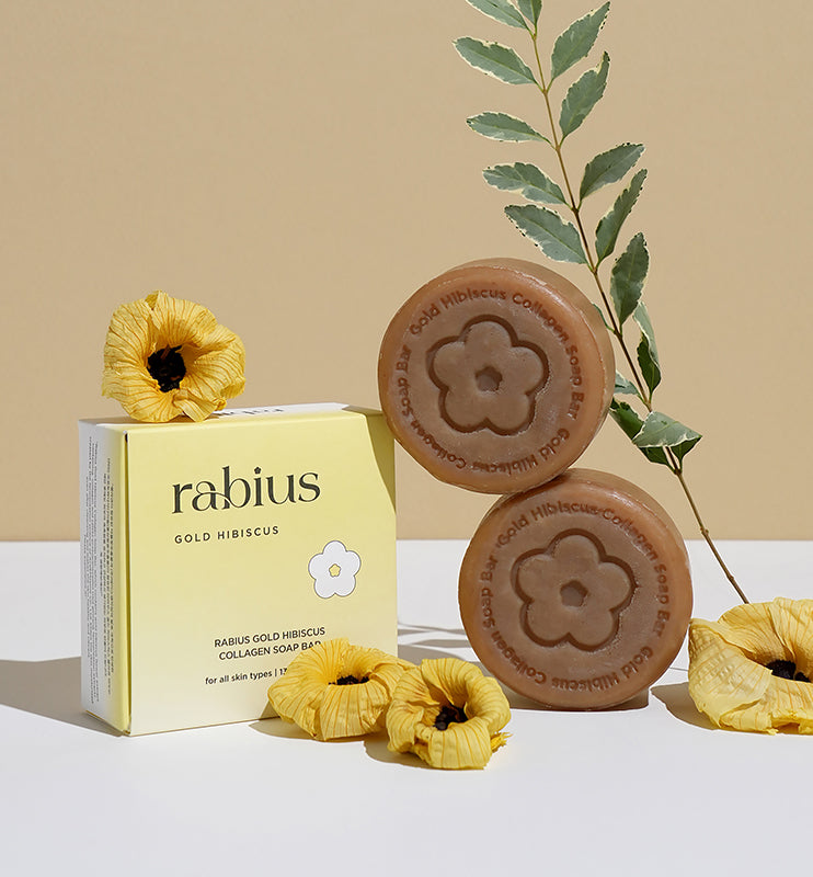 RABIUS Gold hibiscus soap