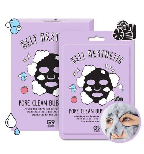 G9 SKIN Self aesthetic pore clear bubble mask 23g